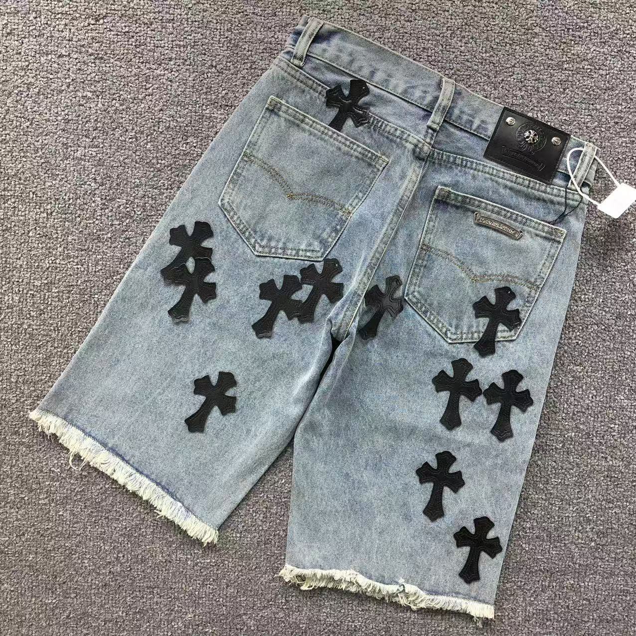 Chrome Hearts Jeans Shorts