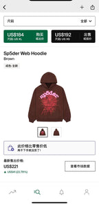 Sp5der Hoodie 1:1
