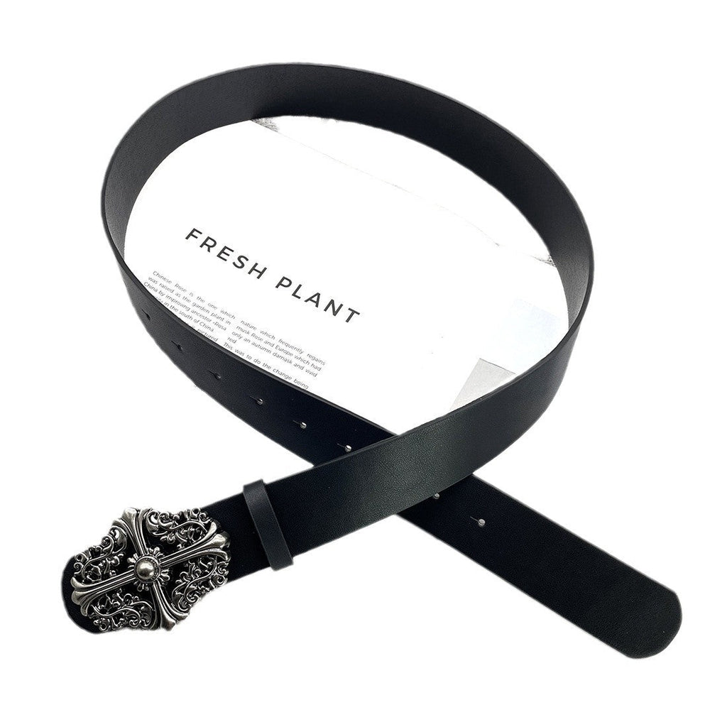 Chh Chrome Heart Belt Cross Hexagram Vine