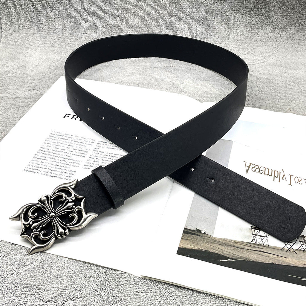 Chh Chrome Heart Belt Cross Hexagram Vine