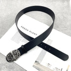 Chh Chrome Heart Belt Cross Hexagram Vine