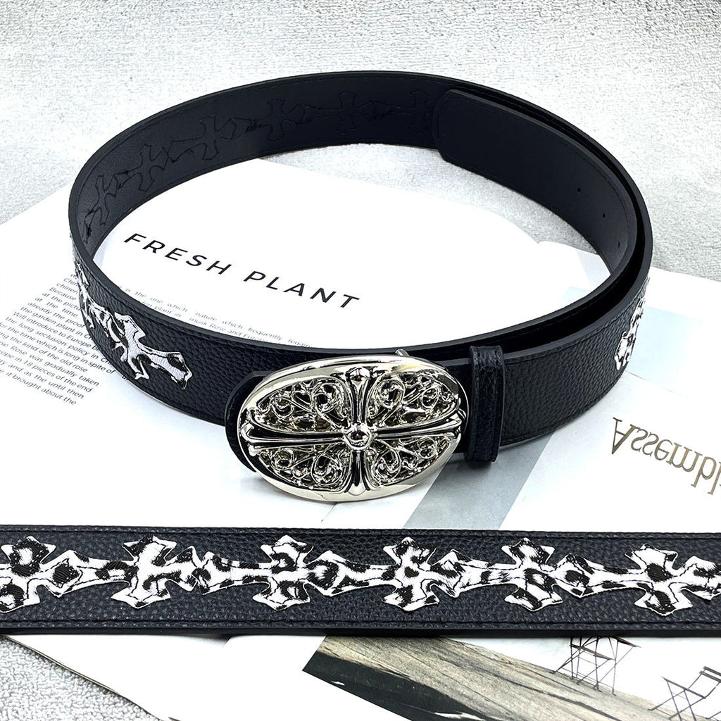 Chh Chrome Heart Belt Sacred Sword Cross Belt