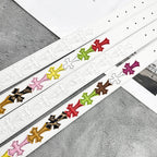 Chh Chrome Heart Belt Embroidery Belt Male