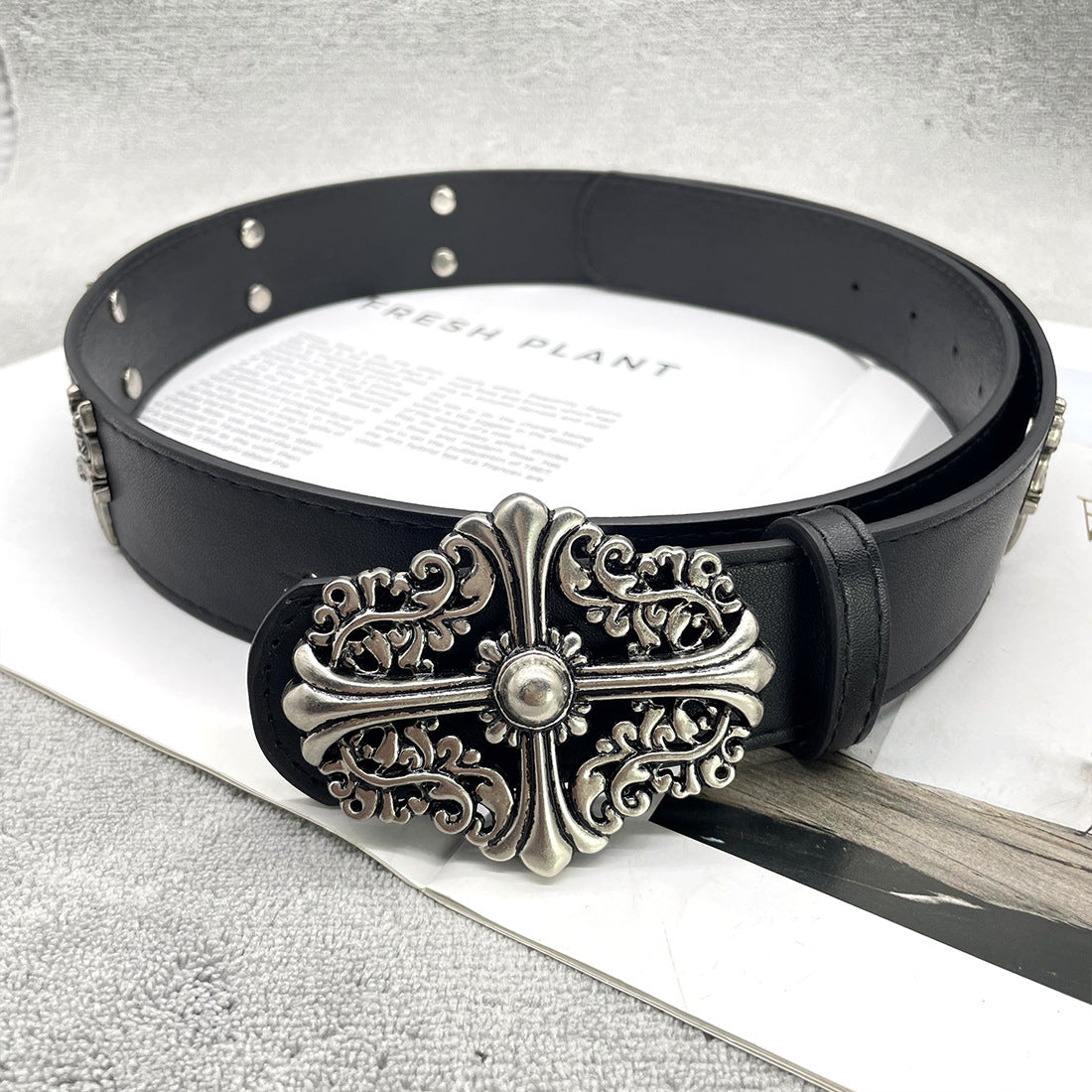 Chh Chrome Heart Belt Sacred Sword Cross Vintage